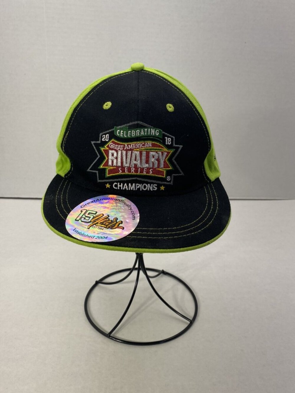 Great American Rivalry Series Champion Mens One Sz Hat Black Adjustable Ball Cap